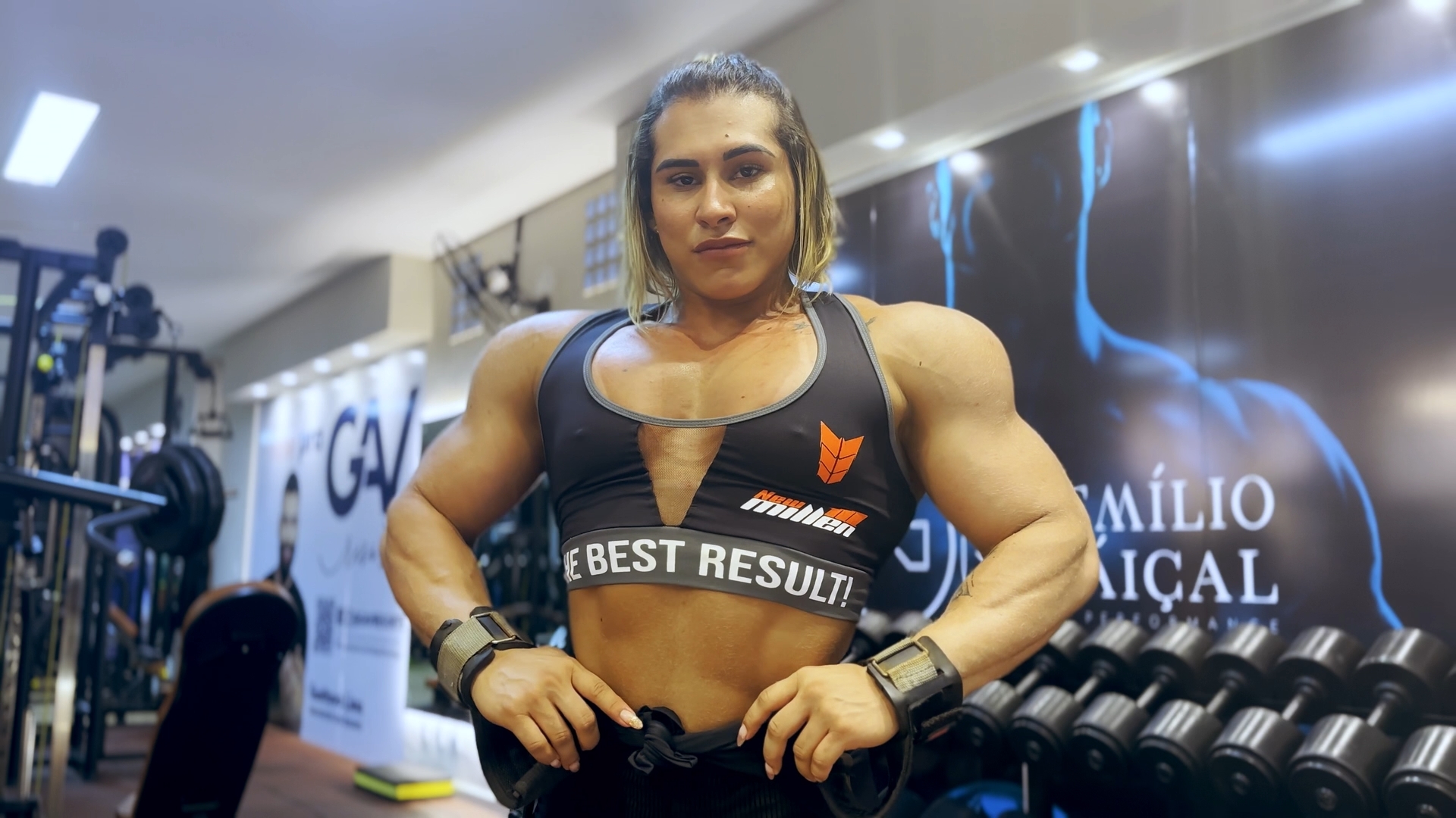 Leyvina Barros – Short Gym Clip